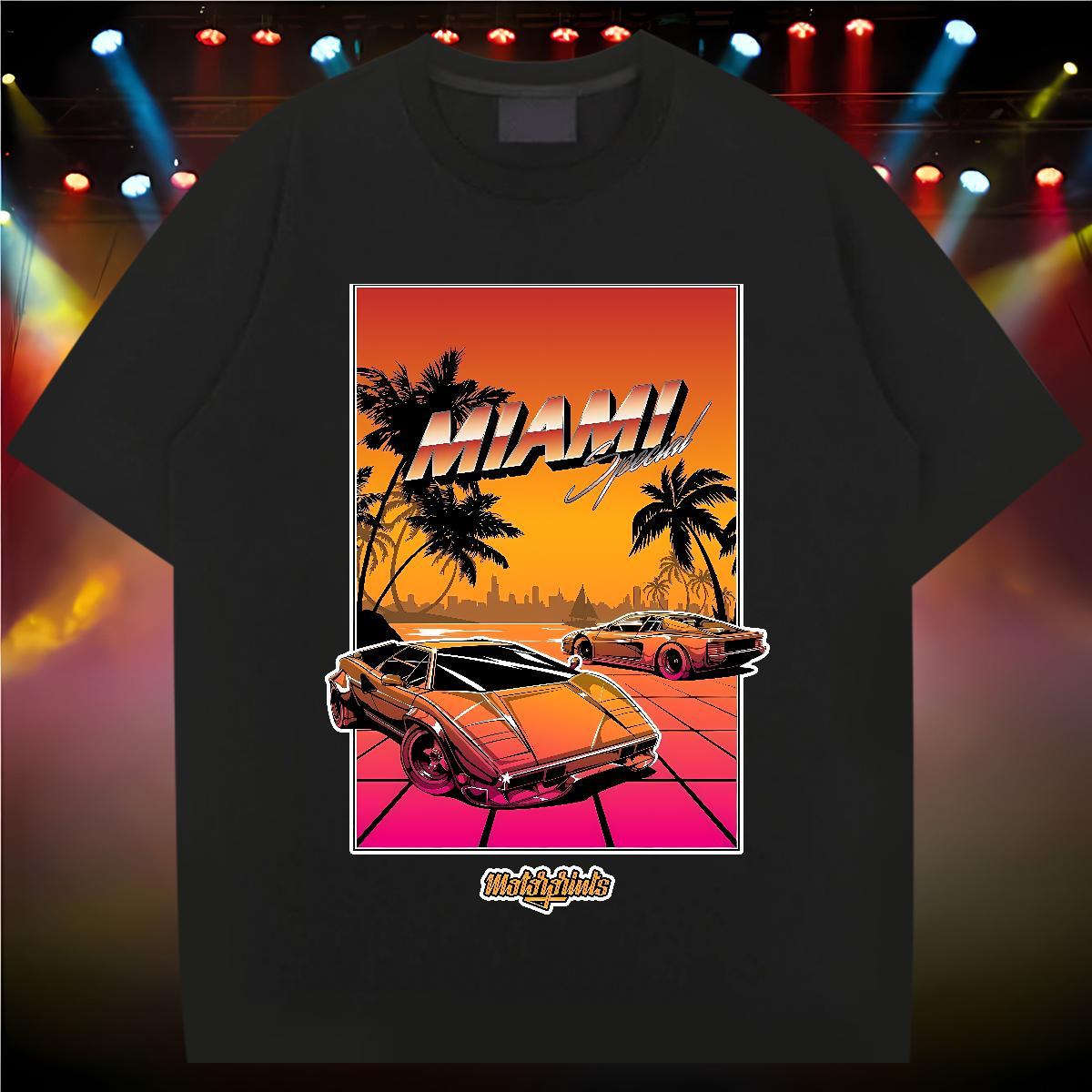 Cool Design T shirt 230g Pure Cotton beach Anime Printing Street Plus Size Custom O-Neck Short Sleeve Men Tshirts 2024 Tops Shirt
