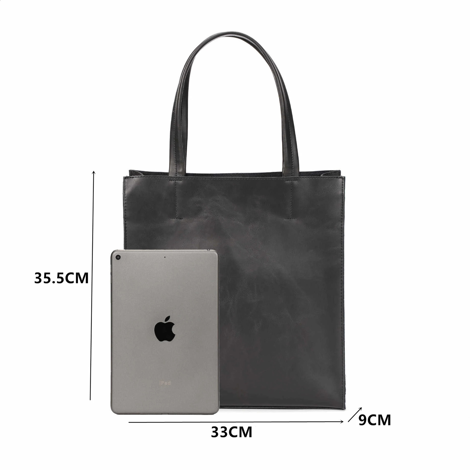 Fashion Mens Shoulder Bag High Capacity Handbag Laptop Bag Men Top-Handle Bags Shoulder Bag Male PU Leather Hand Bags 240822