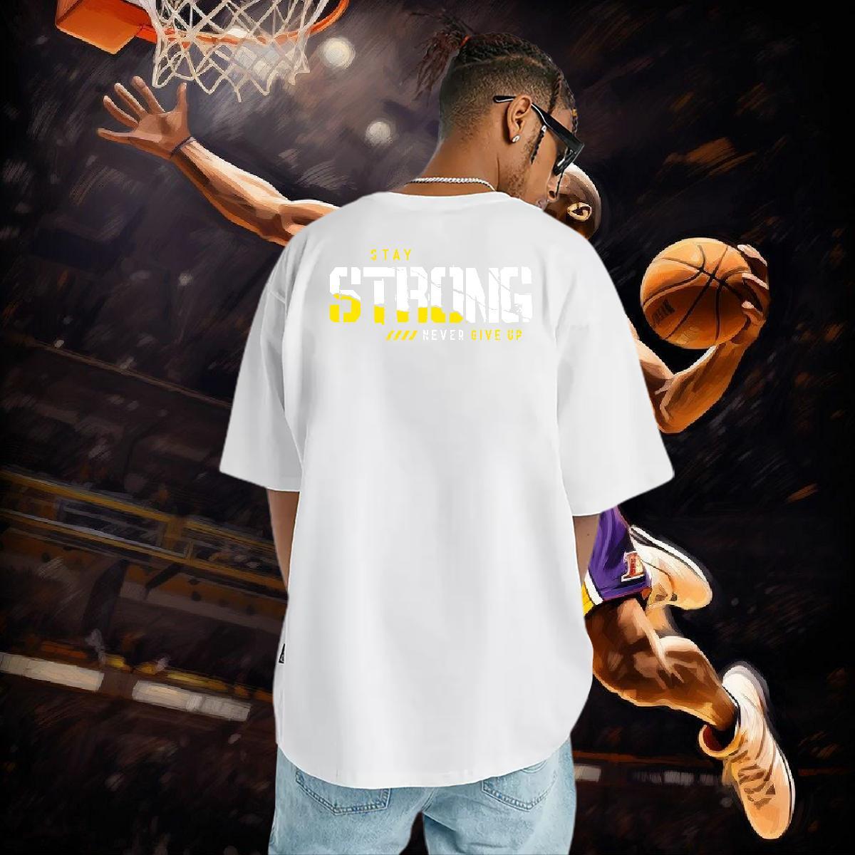 TOP Quality T-Shirts 100% Cotton 230g letter Hip Hop Street Oversized 4XL Short Sleeve O-Neck Tshirt for Man Woman 2024 Tees Shirts