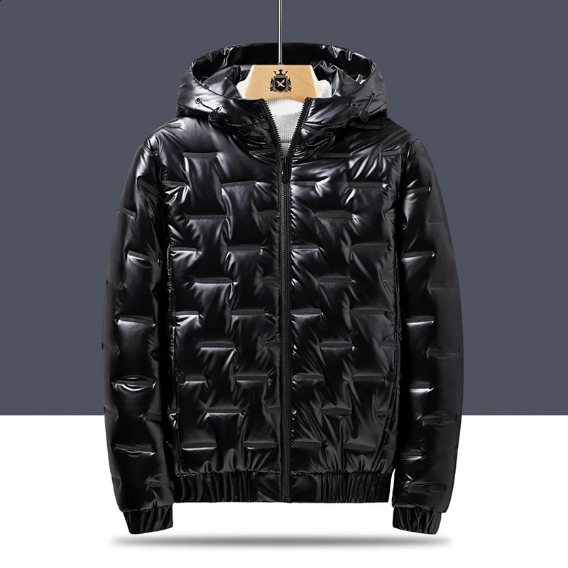 Winter jacket mens bright Parka thick warm waterproof down w240822