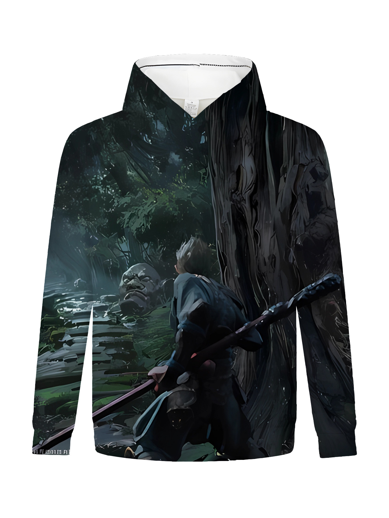 The Latest 3A Game Black Myth Wukong Explosive Printed T-shirt With Casual Trend Hoodie