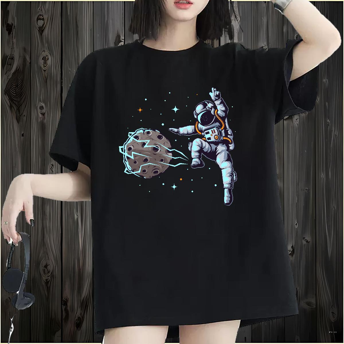 High quality Unisex Tshirts 230g Cotton universe High Street Hip Hop T-Shirts Short Sleeve O-Neck Cartoon Anime Clothings