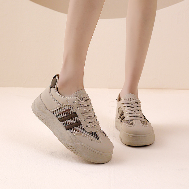Ddmysports White For Women Summer New Mesh Breathable Versatile Casual Board Lightweight Sports Shoes Q OUTDOOR