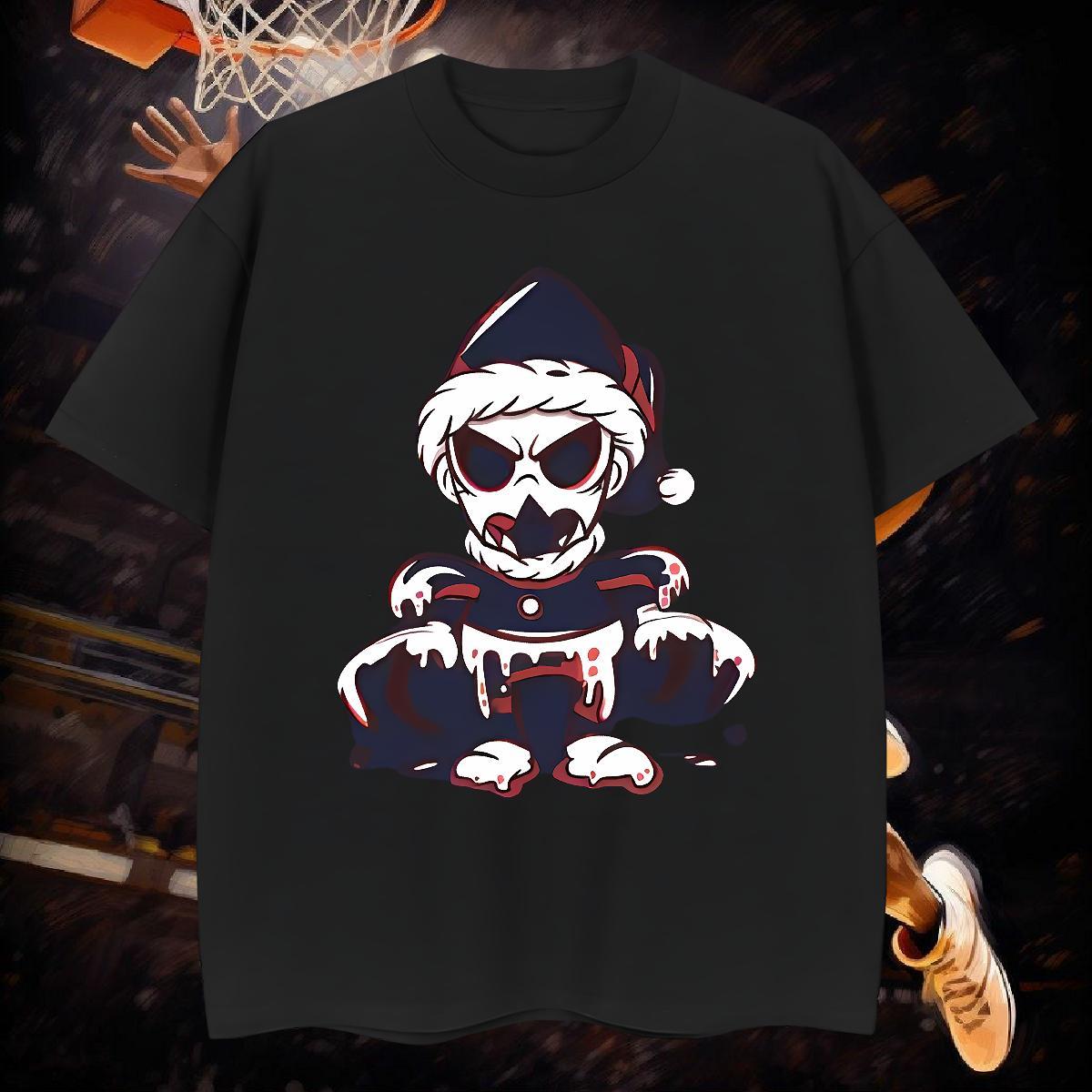 Classic Men T Shirts 230g Cotton skull Street Wear Anime Print Breathable Crew Neck Men Clothes T-Shirt 2024 Designer Tees Shirts