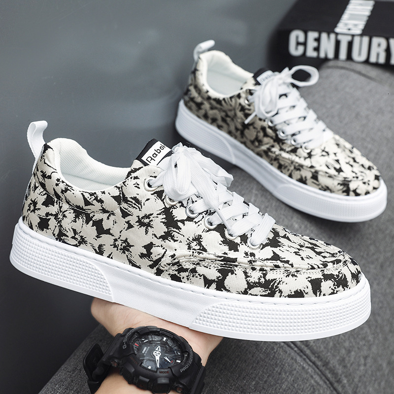 Ddmysports Men S New Canvas Trendy Casual Versatile Shoes Men Height Increasing Board OUTDOOR