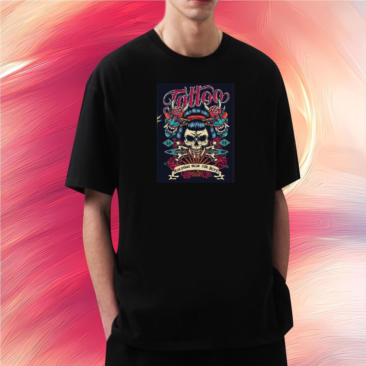 Unisex T-Shirts for Men 100% Cotton 230g skull Casual Beach Anime O Neck Short Sleeves Couples T Shirts Custom Tee Shirt