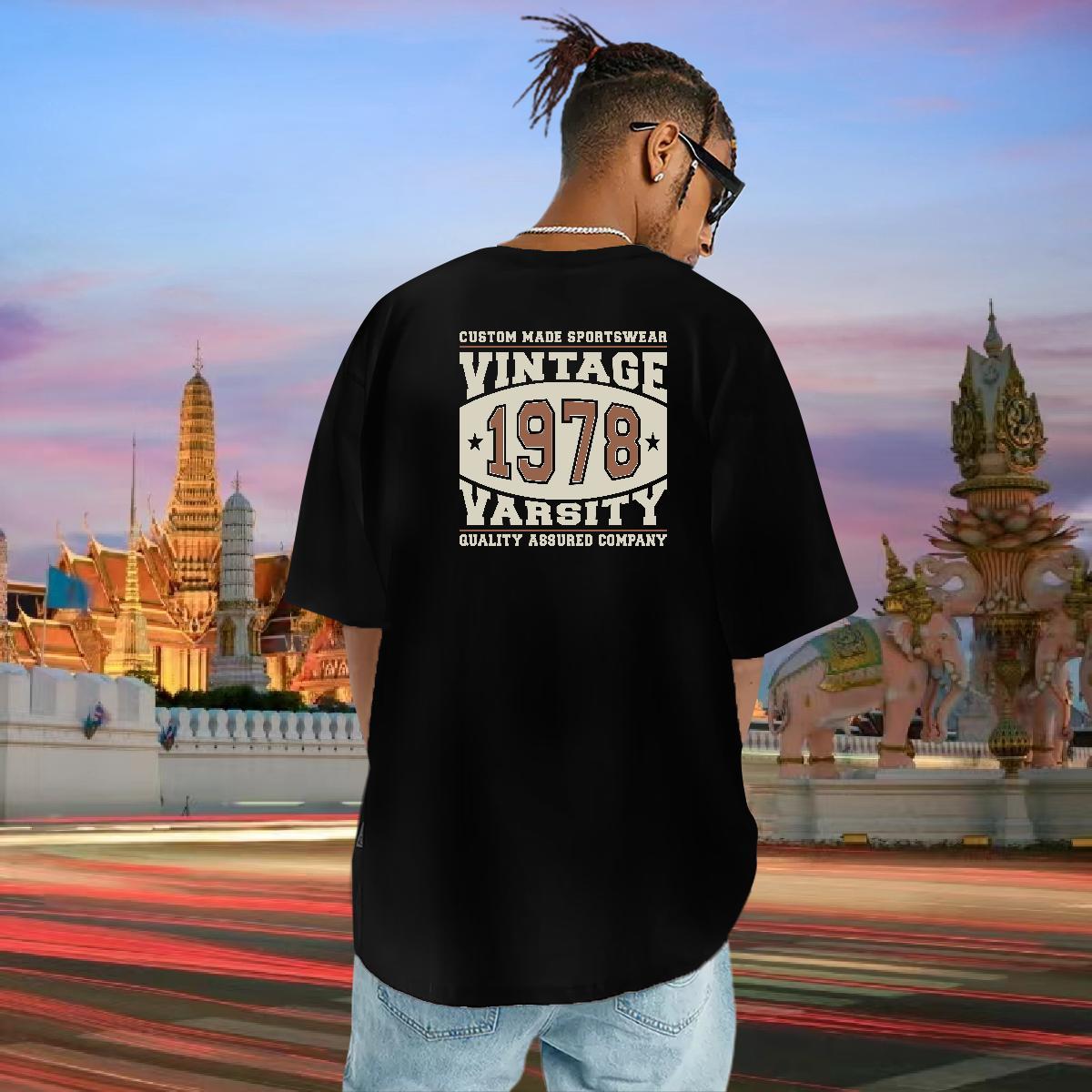 Comfortable Man T Shirts 230g Cotton letter Hip Hop Street Oversized 3XL 4XL Short Sleeve Soft Men Tshirts 2024 New Tops Tees