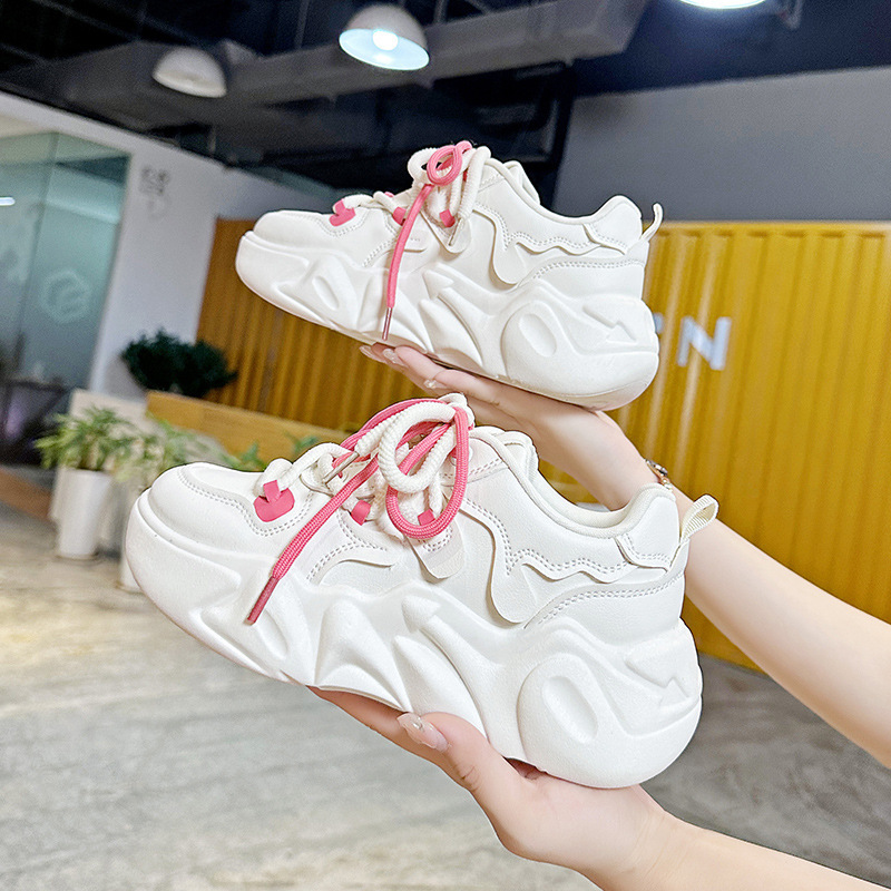 Ddmysports Dad S Women Autumn Thick Soled Black Shoes Children New Mesh Breathable Casual Sports OUTDOOR