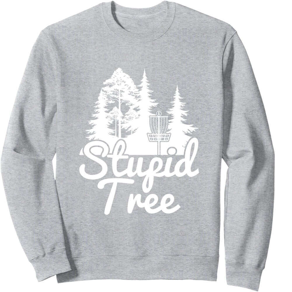 Long Sleeve Shirts for Men sweatshirt Stupid Tree Disc Golf Sports Game Funny Gift Sweatshirt T shirt Tee Streetwear Casual tops clothes