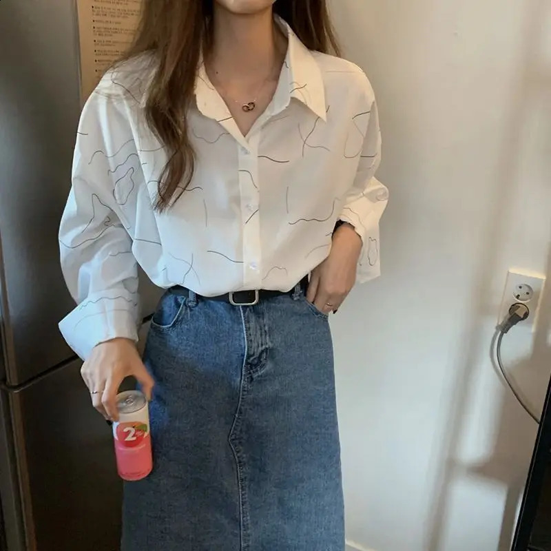 Womans Clothes Elegant Chic Long Sleeve Shirt French Romantic Fashion Style Comfortable Leisure Classy Korean Office Lady Trend 240823
