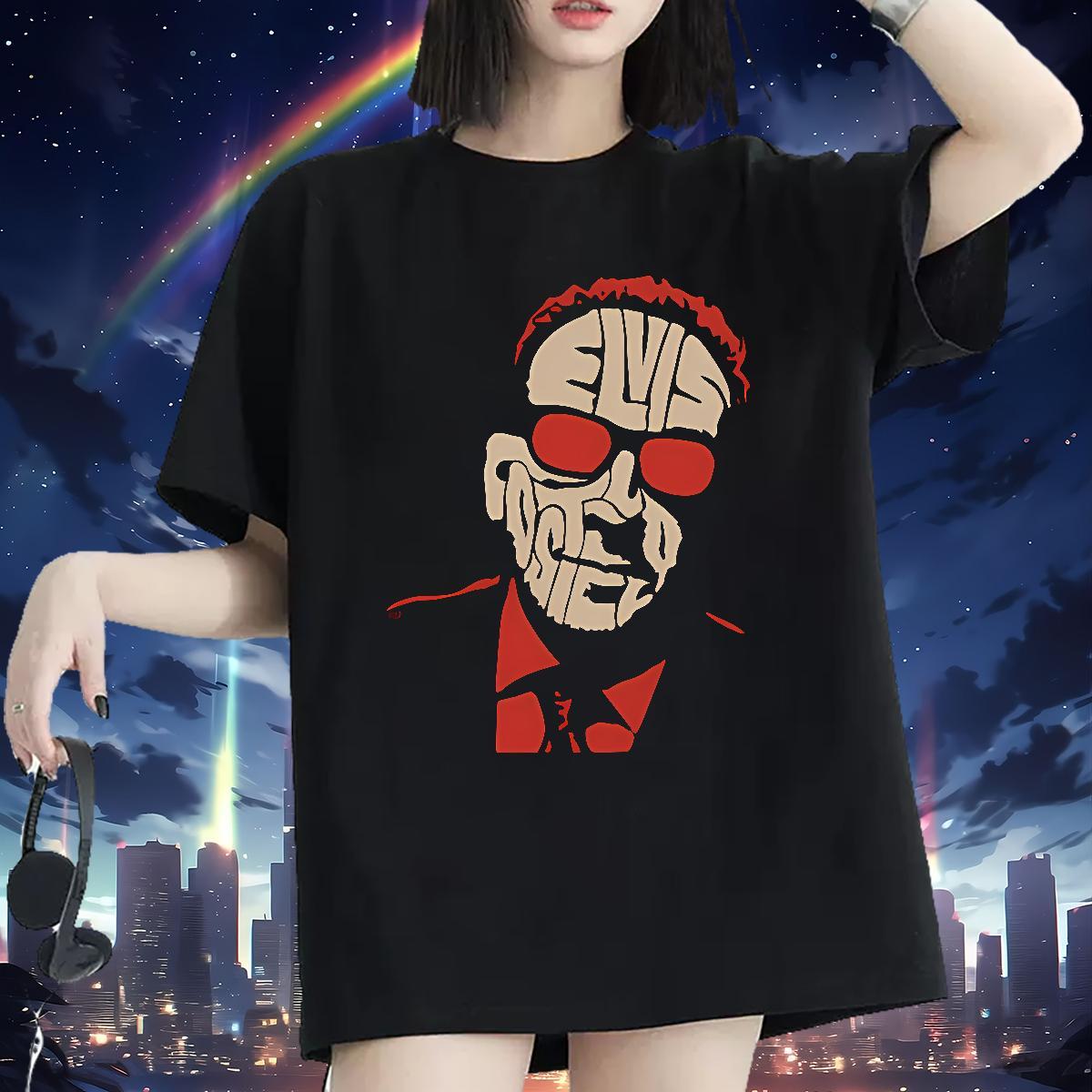 Lady Lady T shirt 100% Cotton 230g scary Casual Beach Women T Shirts Comfortable Anime Print Polos
