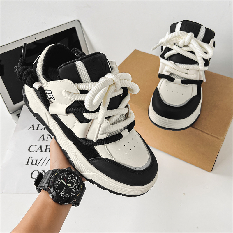 Ddmysports New Thick Soled Igh Rise Board Low Top China Chic Small Crowd Bread Sports Leisure Men S Shoes Fashion C OUTDOOR