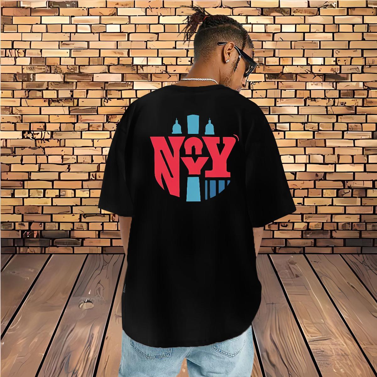 Classic T-Shirts 230g 100% Cotton letter Beach DIY Printed Breathable Short Sleeve Men Tops Tees New Polos