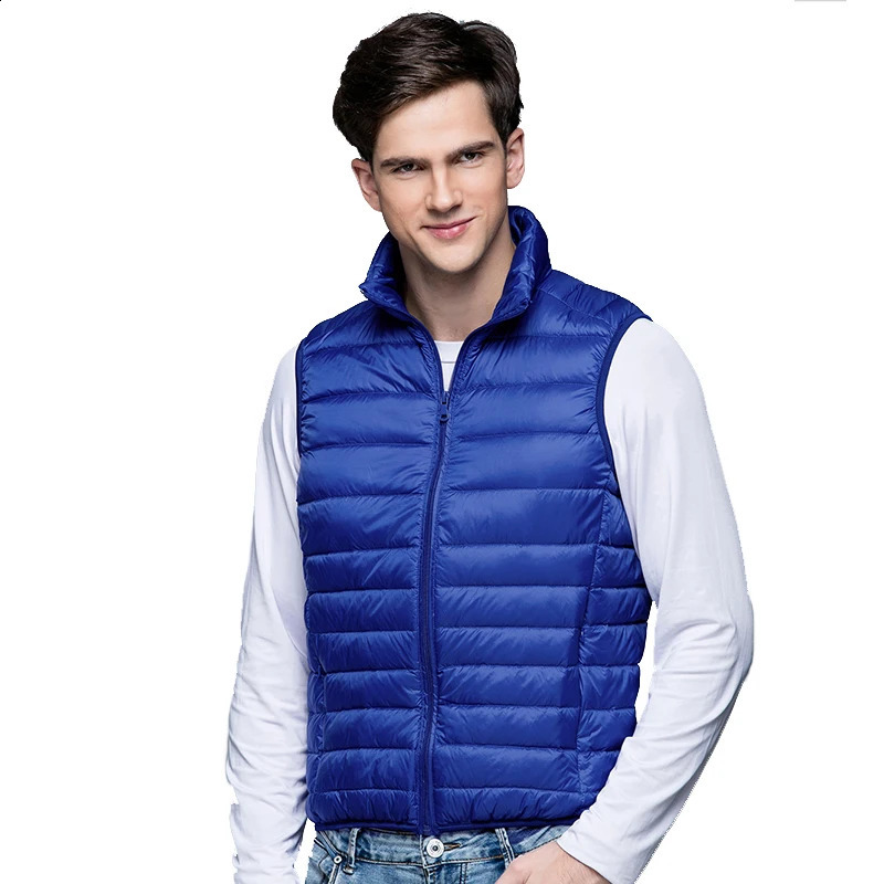 CHRLCK Mens Hiking Tank Top Waterproof Ultra Light Coat Hardin Camping Skiing Duck Outdoor 240822