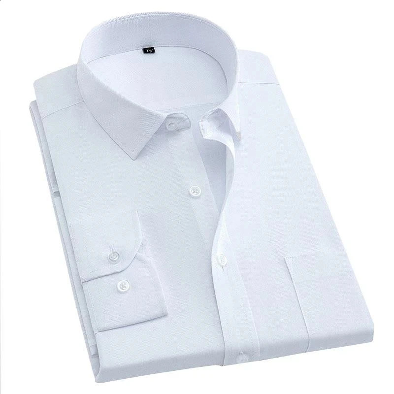 Large size 10XL 11XL 12XL 13XL shirt business office comfortable mens long sleeve top 240822