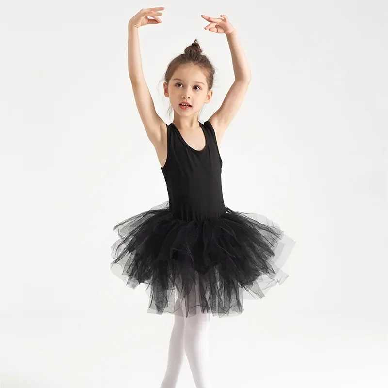1-8 year old girl ballet TuTu dress professional childrens dance party dress performance costume princess wedding dress W240823