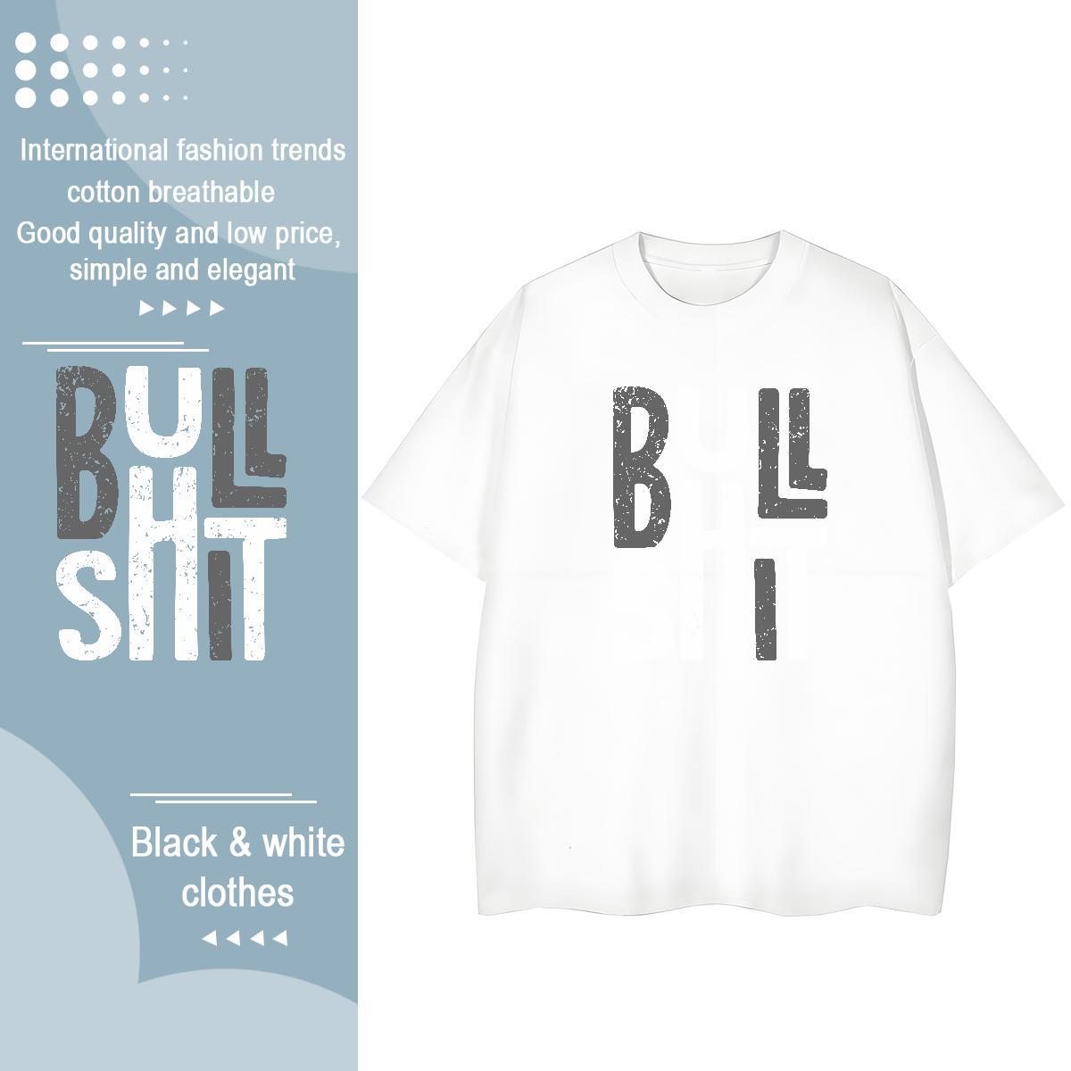 High quality Tshirt for Man Woman 100% Cotton 230g letter Street Wear T Shirts Women Breathable Cartoon Print Clothes