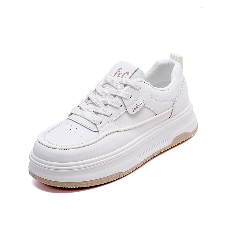 Ddmysports White New Spring Versatile Sports Women S Soft Soled Casual Board Shoes Trend B OUTDOOR