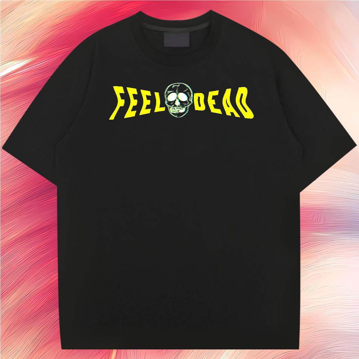 Comfortable T-Shirts for Men 230g 100% Cotton skull Daily Outfit Asian Size Pure Cotton Tshirt for Man Woman Stylist Tops Shirt