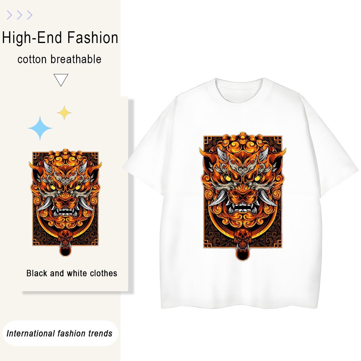 Soft Lady T shirt 230g Cotton icon Hip Hop Street Woman T Shirts Breathable Crew Neck Custom Cartoon Top Shirts