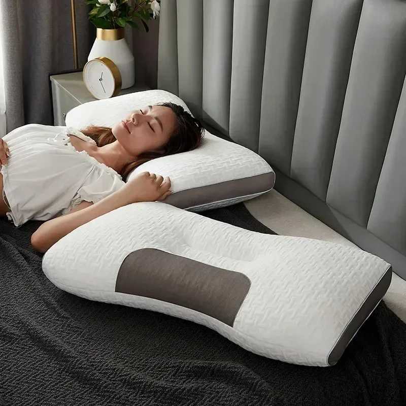 Super 3D Ergonomic Pillow for Sleeping Orthopedic Neck Pillow Protect Spine Contour Bedding for All Sleeping PositionsXJ240822