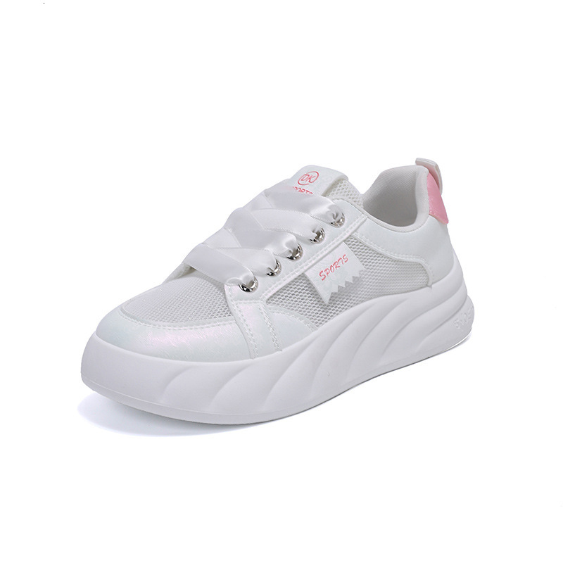 Ddmysports Sports For Women Summer New Mesh Breathable Soft Sole White Shoes Junior High School Fashion Board OUTDOOR