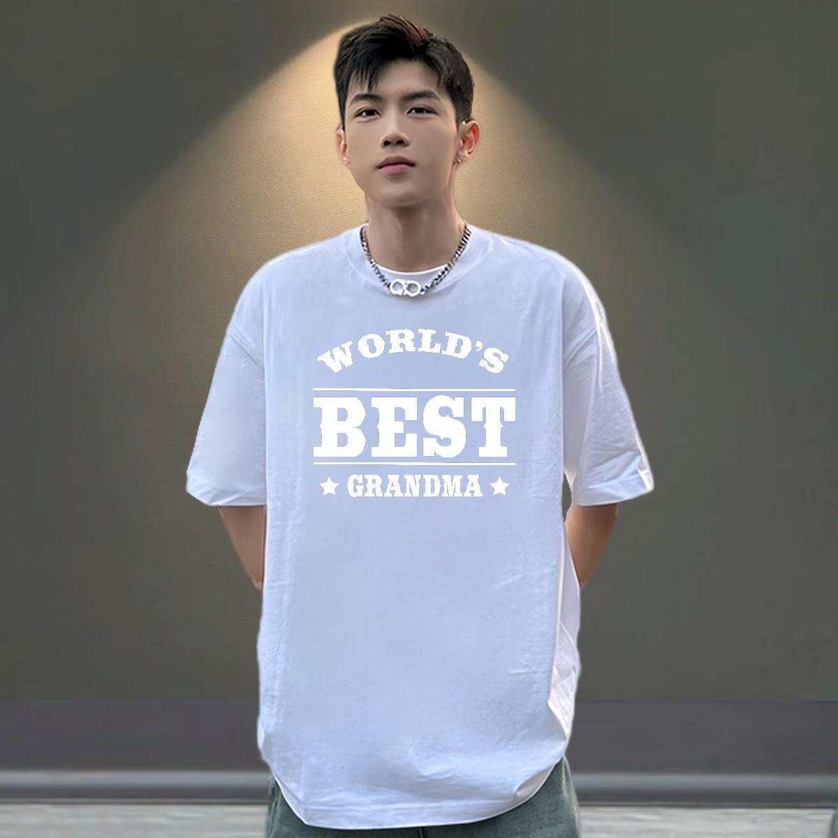 Cool Design T shirt 230g Pure Cotton letter Hip Hop Custom Print Oversized Breathable Short Sleeve Mens Tshirts Designer Tees