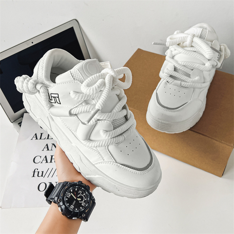 Ddmysports New Thick Soled Igh Rise Board Low Top China Chic Small Crowd Bread Sports Leisure Men S Shoes Fashion C OUTDOOR