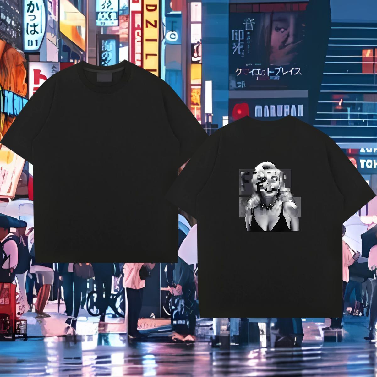 Wholesale T-Shirts for Men 230g 100% Cotton character Daily Outfit Custom Print Oversized Breathable Short Sleeve Men Tshirts Fashion Clothes