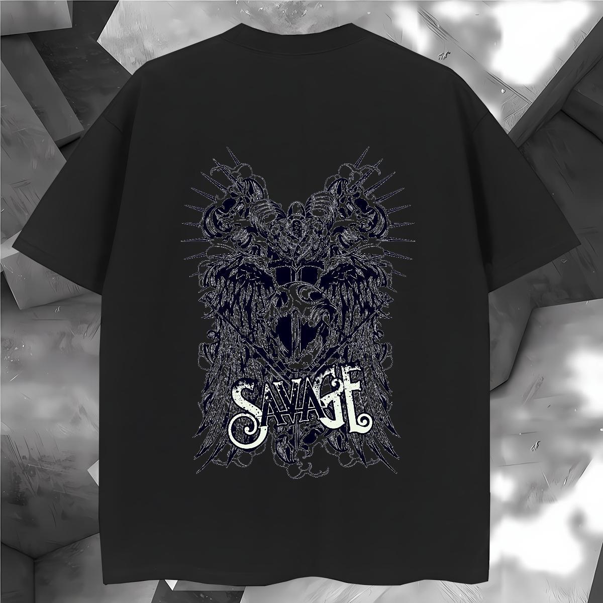 Designer Man T Shirts 100% Cotton 230g skull Street Custom Print Plus Size Breathable Crew Neck Mens Tshirts Classic Top Tees
