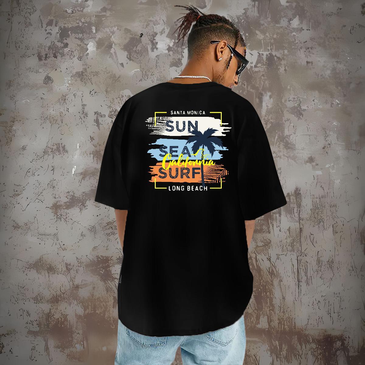 High Quality Men T Shirts 230g Cotton letter High Street Hip Hop Customized Breathable Crew Neck Men Tshirts Stylist Tees
