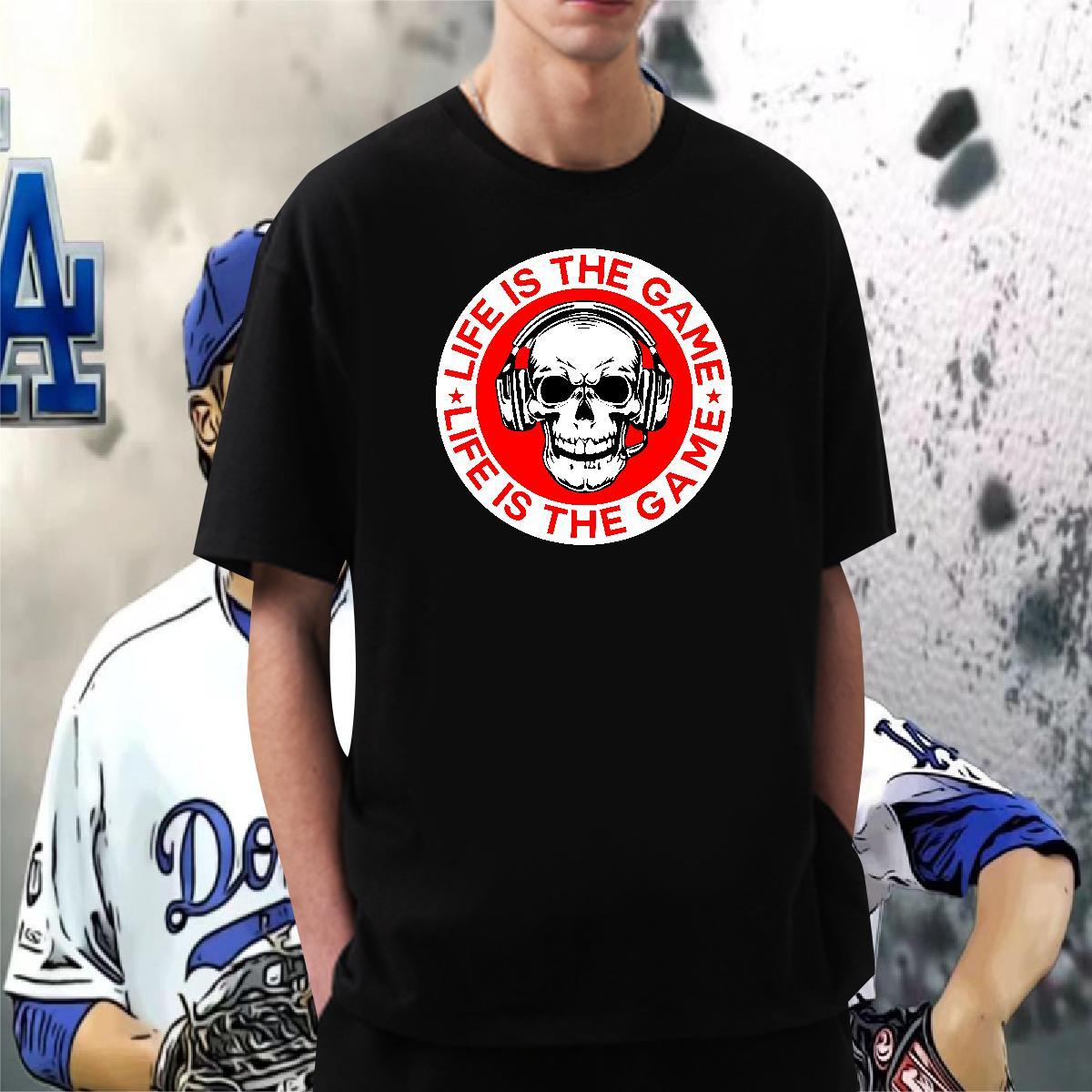 Classic T shirt 230g 100% Cotton skull High Street Hip Hop Asian Size Pure Cotton Tshirt for Man Woman New Arrival Clothes