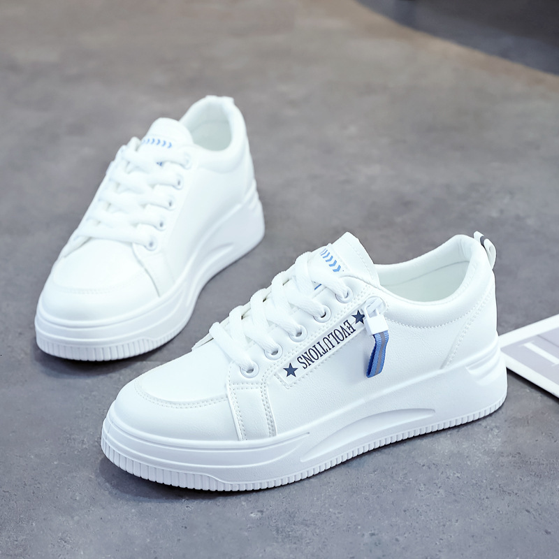Ddmysports Large Spring New Little White Female Student Running Board Flat Bottom Casual Shoes OUTDOOR