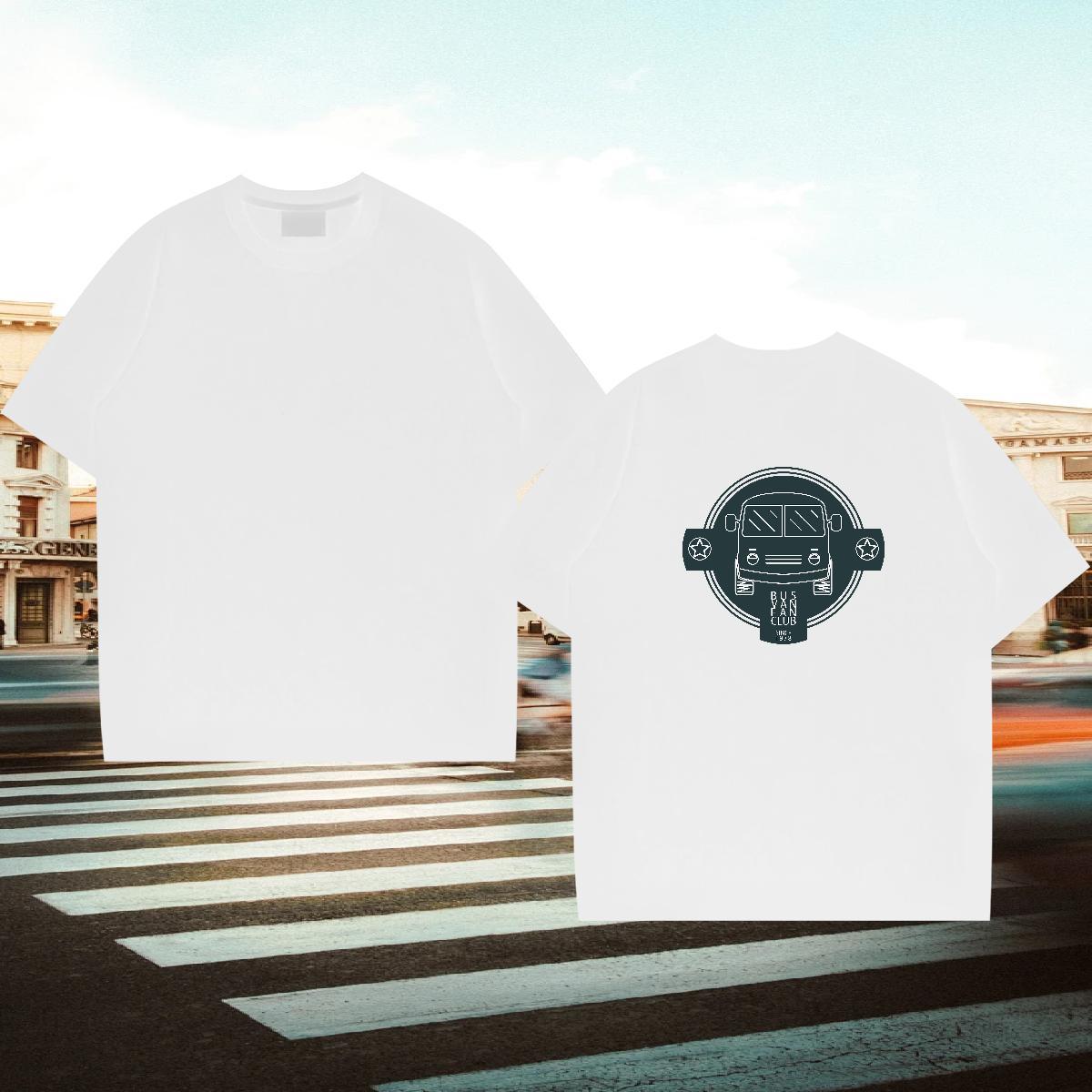 Loose Man T Shirts 230g 100% Cotton letter Beach DIY Logo Oversized Breathable Crew Neck Mens Tshirts DIY Customized Tees