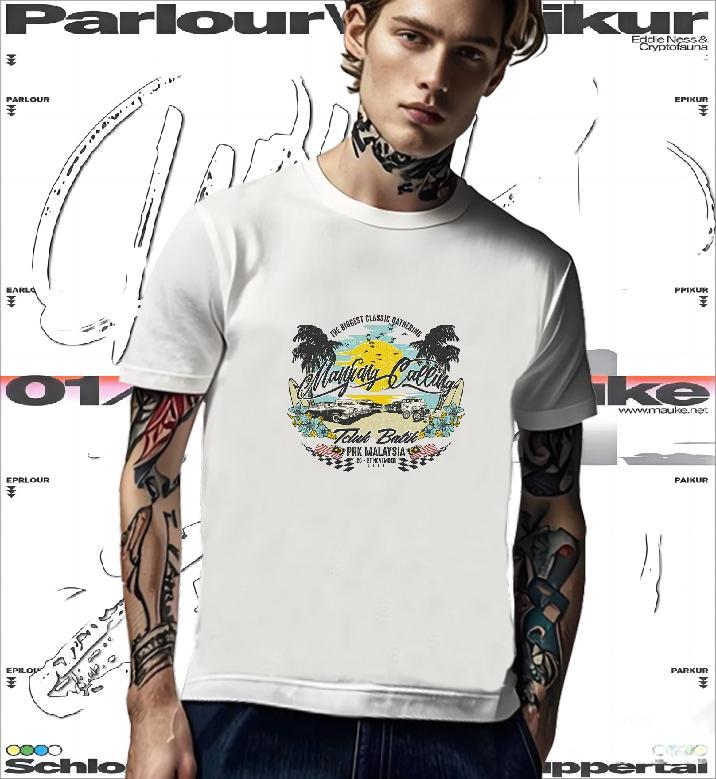 Popular T-Shirts for Men 230g Cotton car Casual Daily Wear Black Oversized O-Neck Short Sleeve Men Tops Tees New Arrival Tshirts