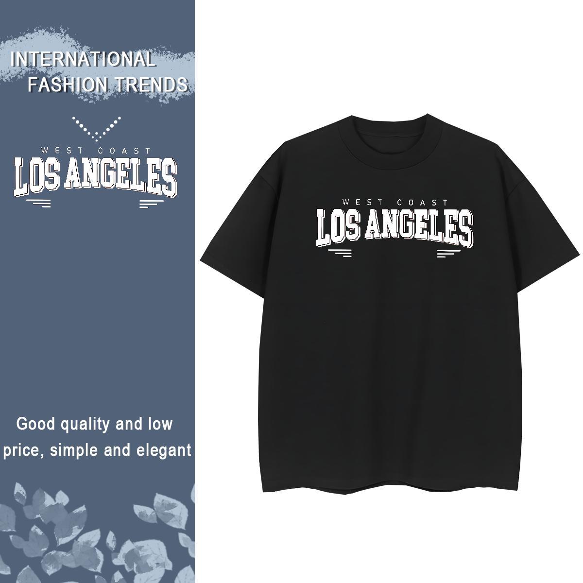Lady Womens Tshirts 230g Pure Cotton letter Spring Summer T Shirts Women Breathable Short Sleeve Custom Cartoon Wear