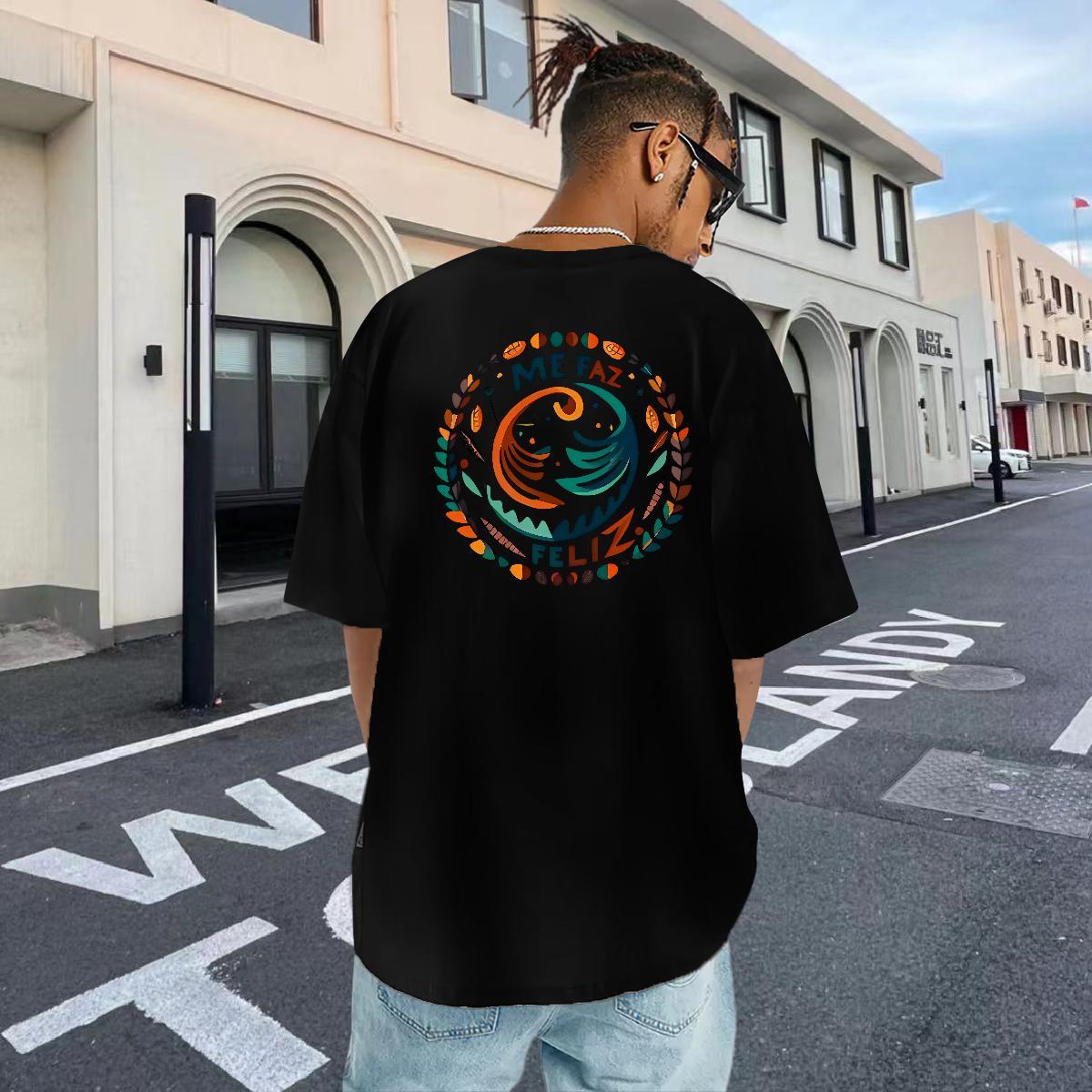 Brand T-Shirts for Men 230g Cotton letter Spring Summer Custom Cartoon Breathable Tshirt for Man Woman Fashion Clothes