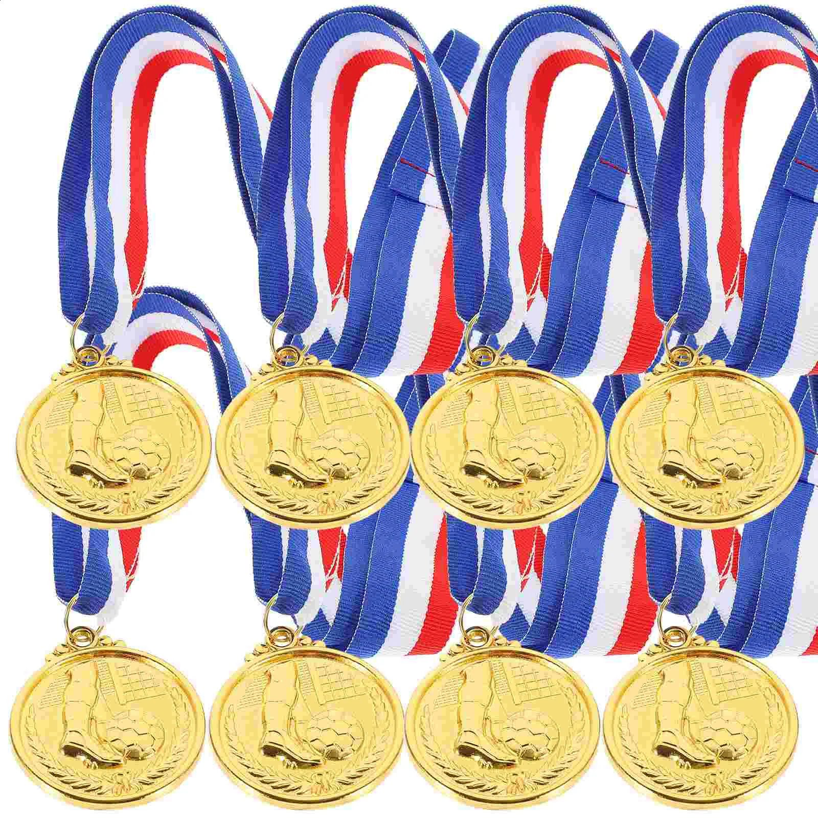 12 Pcs Football Cup Medal Medals for Student Soccer Metals Awards Footballs Trophy Delicate Adults The Universal 240812