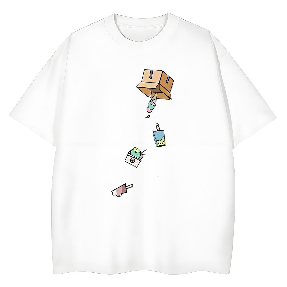 Soft Women Tshirts 230g 100% Cotton painting Casual Sport T Shirts Women Comfortable White Plus Size Tops Shirt