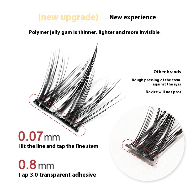 Affordable and Stylish Pure Desire Cat-Eye Shape Synthetic Eyelashes from Xixi Elderly Collection