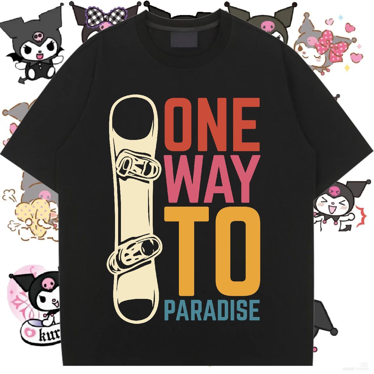 Loose Unisex Tshirts 230g 100% Cotton skateboarding Casual Women T Shirts Round Neck Short Sleeve Custom Cartoon Tees Shirts