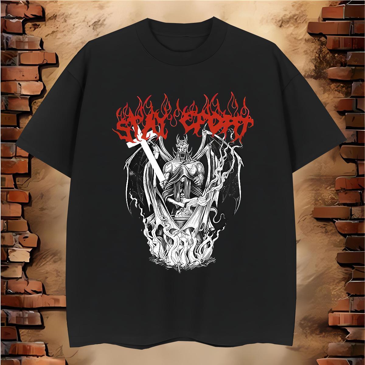 Designer Man T Shirts 230g Cotton skull Casual Daily Wear Anime Pure Cotton Tshirt for Man Woman Custom Clothes