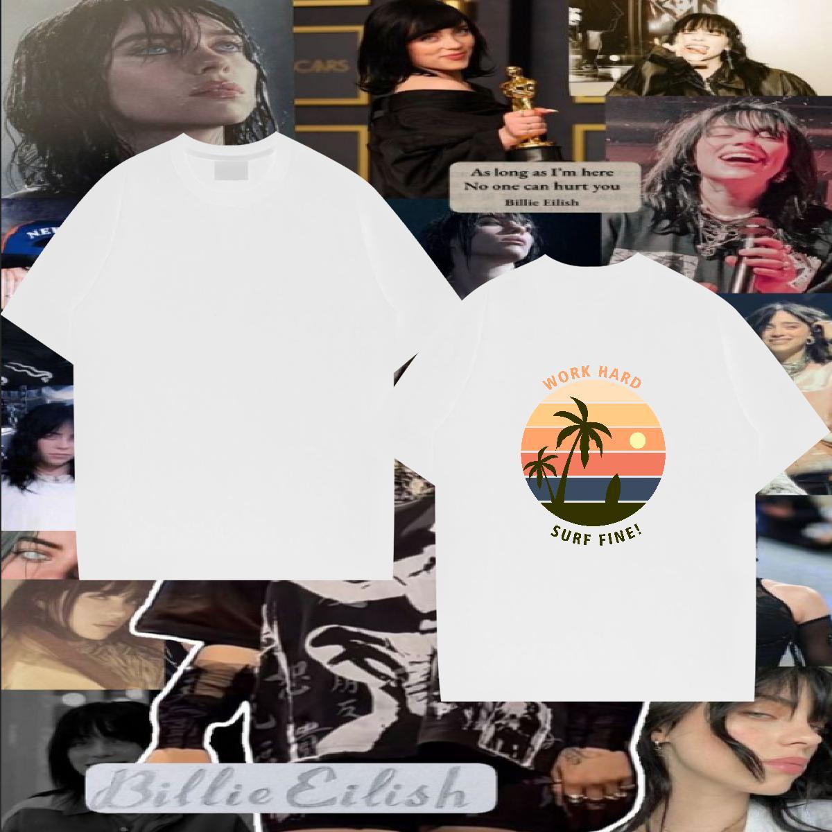 Loose Fit T-Shirts for Men 230g Pure Cotton sea Beach Plus Size Cartoon Breathable Short Sleeve Men Tops Tees Customized Tops Shirt