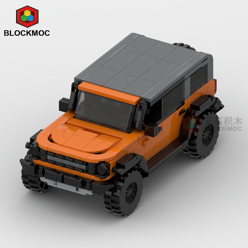 MOC Bricks Ford Barricade Raptor SUV Fordham Bronco Mustan Racing Sports Car Set Toys Speed Blocks for Gifts