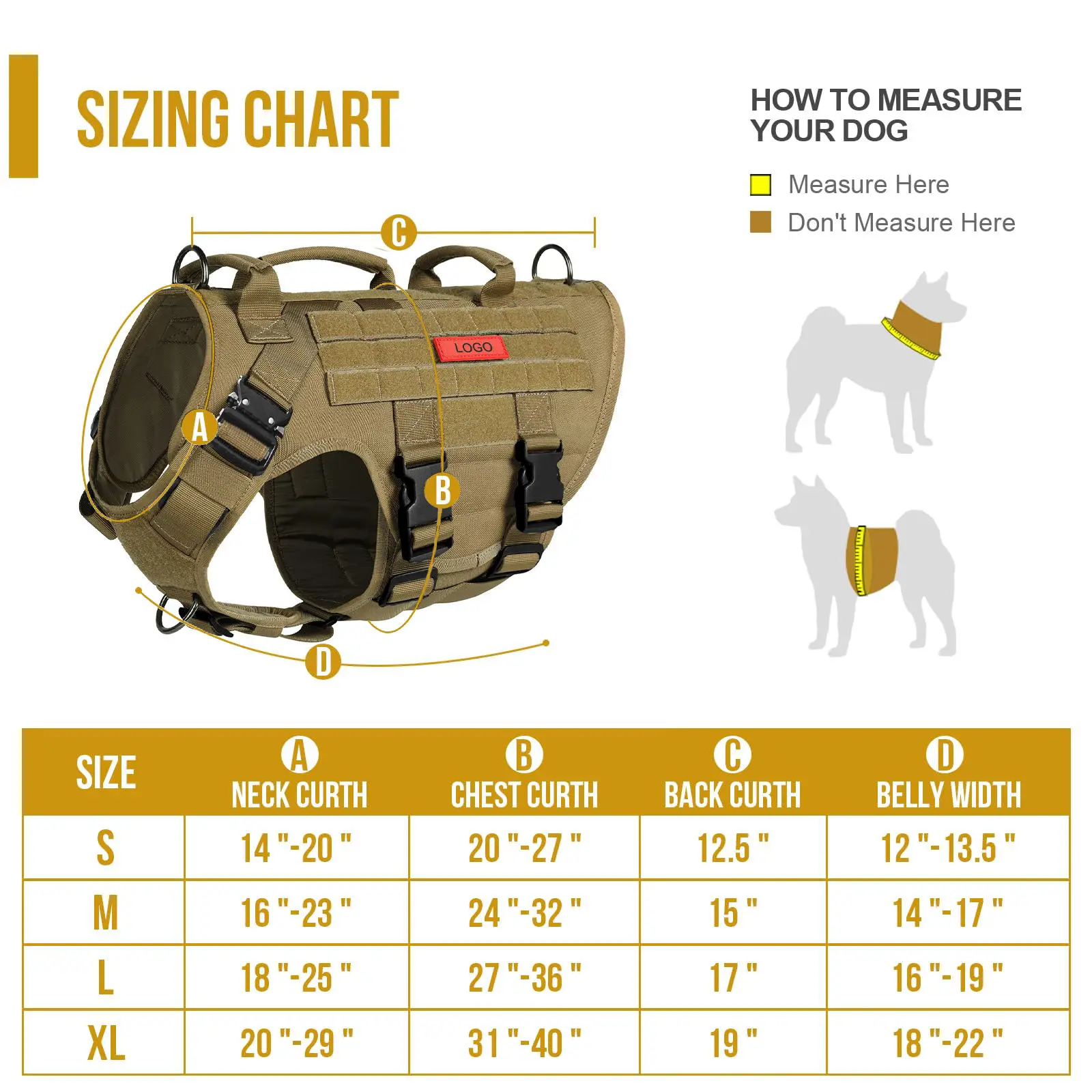 Strap K9 Tactical Traction Rope Vest Type Medium Large Chest Back Walking Dog pet collars collar designer dog harness