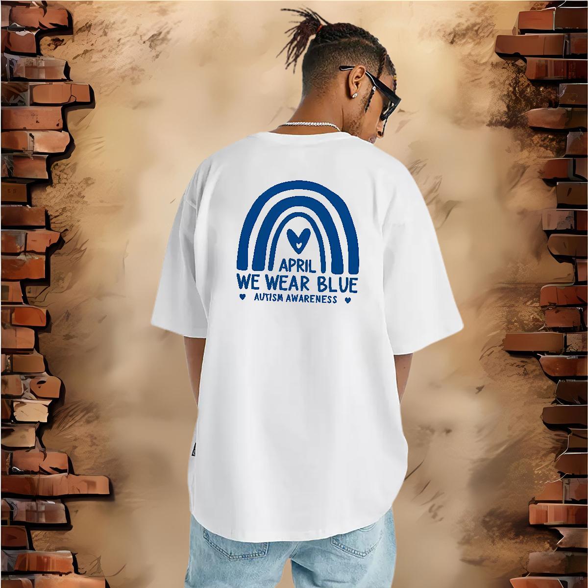 Loose Fit T-Shirts for Men 230g 100% Cotton letter Home Outdoor Custom Printed O-Neck Short Sleeve Men Tees Classic Tshirts