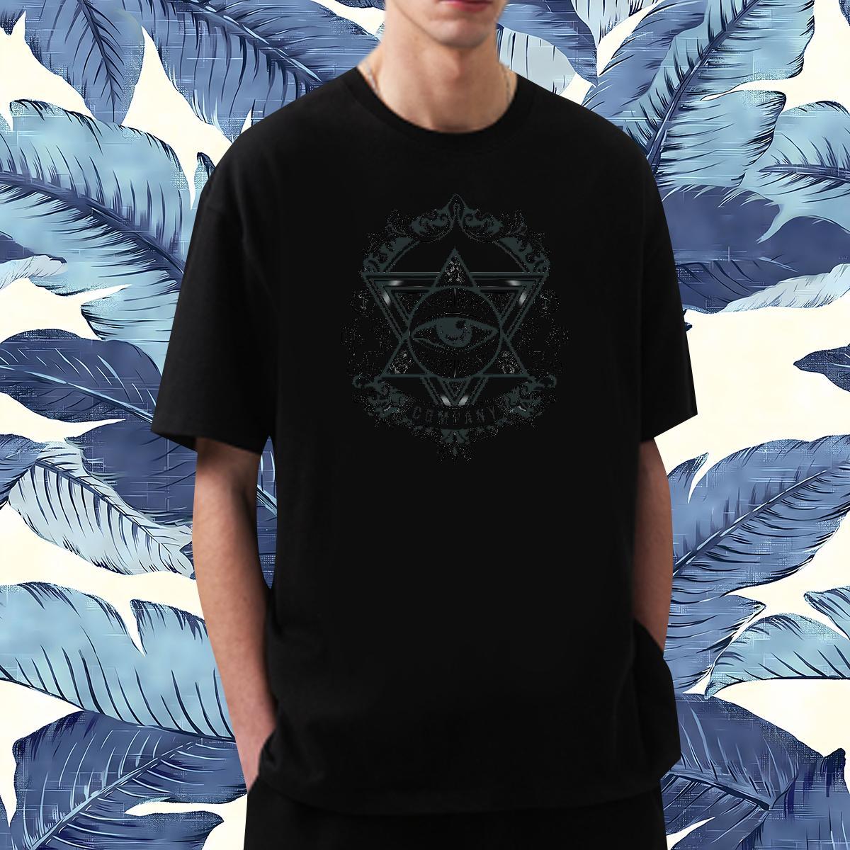 Unisex T shirt 230g Cotton eye of the devil Casual Daily Wear Custom Print Oversized O-Neck Short Sleeve Men Tees Stylist Tops Tees