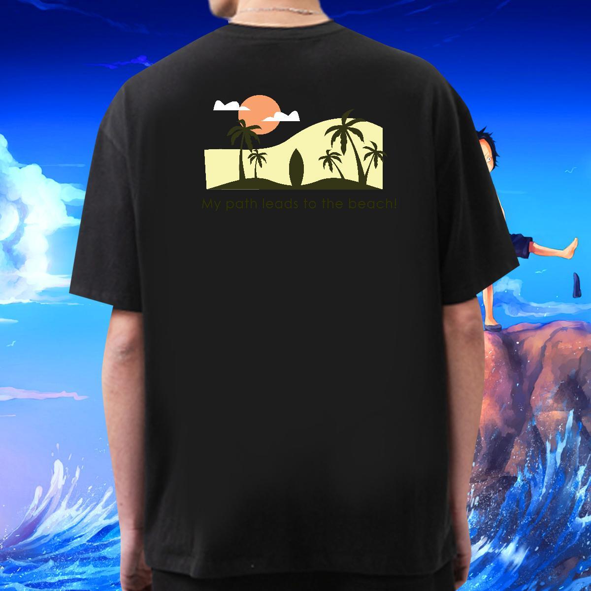 Comfortable T Shirts Men 100% Cotton 230g beach Street Wear Custom Big Size Breathable Short Sleeve Men Tshirts Fashion Tees