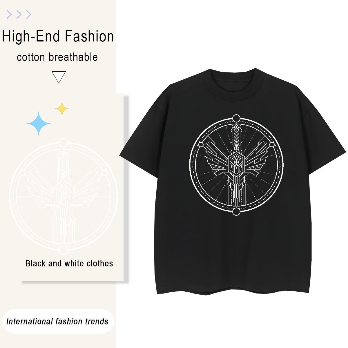 Free Shipping Women Tshirts 230g 100% Cotton handpainted Outdoor T-Shirts O-Neck Short Sleeve Anime Polos