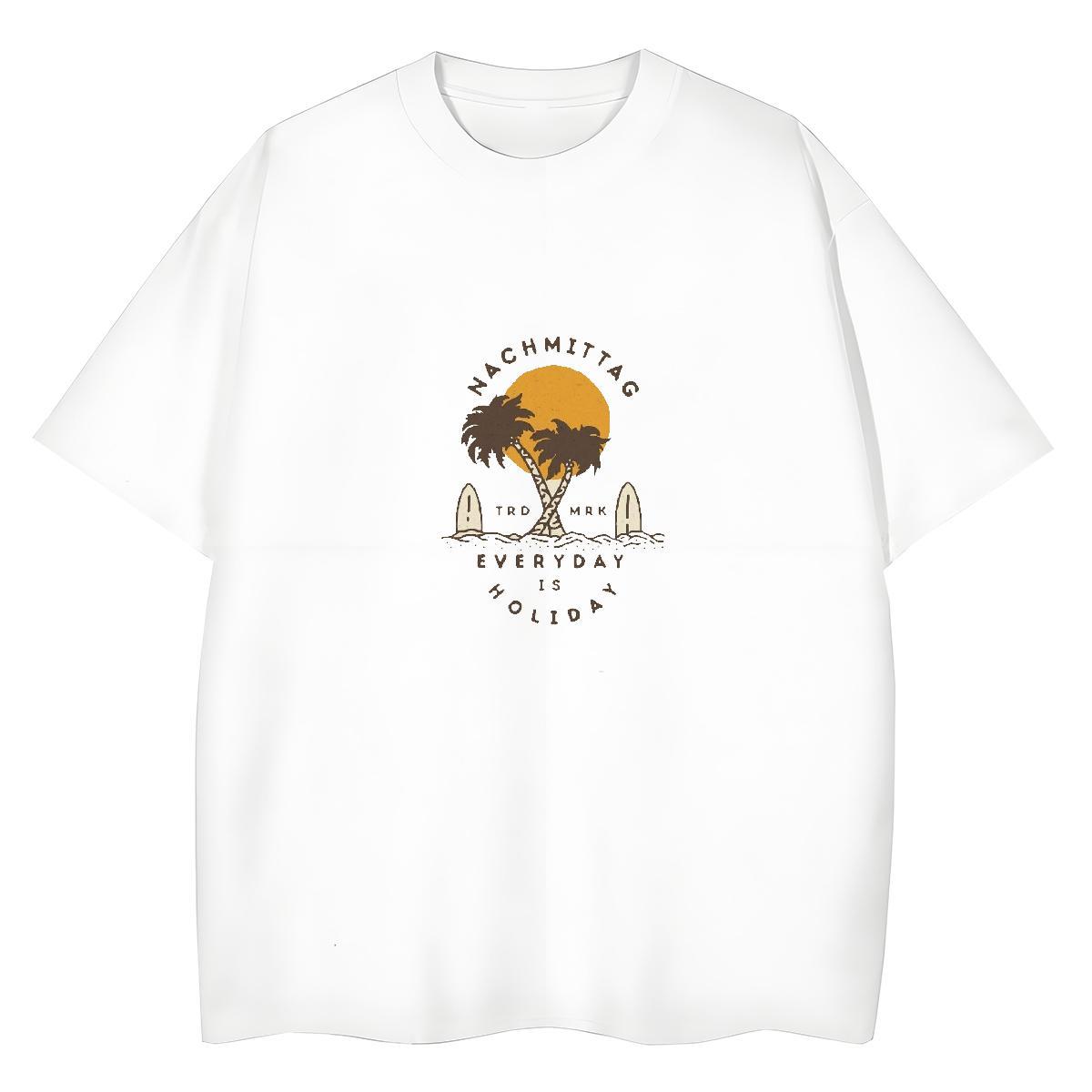 Loose fit Tshirt for Man Woman 230g Cotton icon Casual Daily Wear T-Shirts for Women Breathable Cartoon Printing L-4XL Tops Shirt